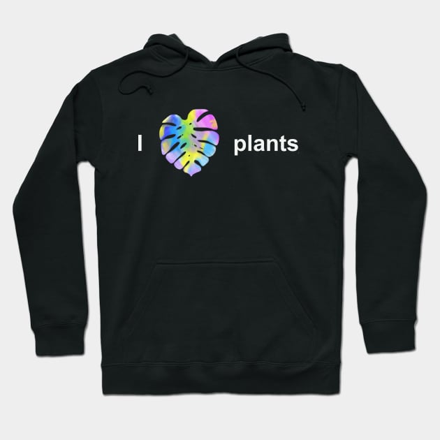 I Heart Plants Hoodie by HousePlantHobbyist